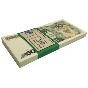 Paczka bankowa 50 złotych 1988 - HY - (100 szt.)