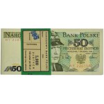 Paczka bankowa 50 złotych 1988 - HY - (100 szt.)