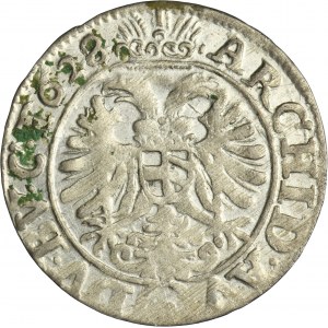 Silesia, Habsburg rule, Ferdinand II, 3 Kreuzer Breslau 1628 HR