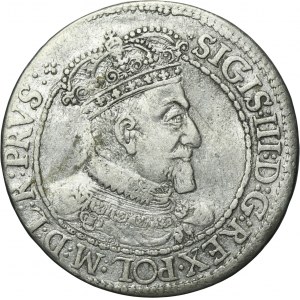 Sigismund III Vasa, 1/4 Thaler Danzig 1617 - PRVS:⠛ - RARE