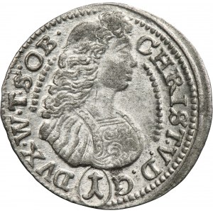 Silesia, Duchy of Oels, Christian Ulryk, 1 Kreuzer Oels 1684