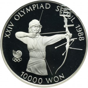 South Korea, 10,000 Won 1987 - Archery - GCN PR69