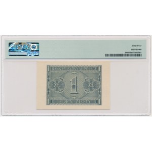1 złoty 1941 - AA - PMG 64 - poszukiwana seria