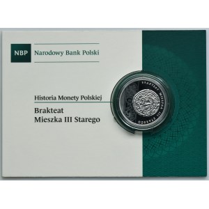 10 złotych 2014 Brakteat Mieszka III Starego