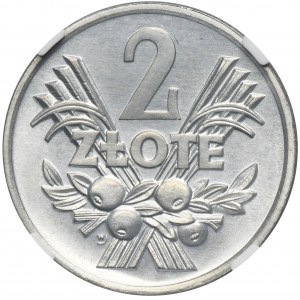 2 złote 1970 - NGC UNC DETAILS