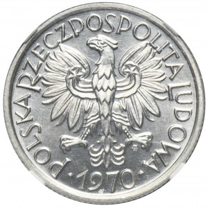 2 złote 1970 - NGC UNC DETAILS
