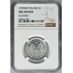 2 złote 1970 - NGC UNC DETAILS