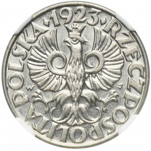 50 groszy 1923 - NGC AU55