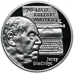 10 złotych 2017 70-lecie Kultury Paryskiej, Jerzy Giedroyc
