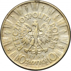Piłsudski, 10 złotych 1935