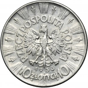 Piłsudski, 10 złotych 1936