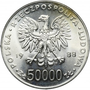 50.000 złotych 1988 Piłsudski