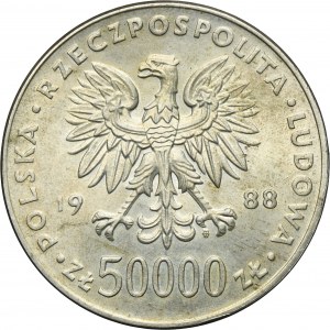 50.000 złotych 1988 Piłsudski