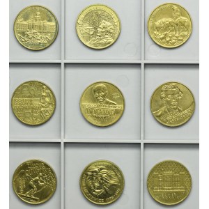 Zestaw, 2 złote GOLD NORDIC 1997-1999 (9 szt.)