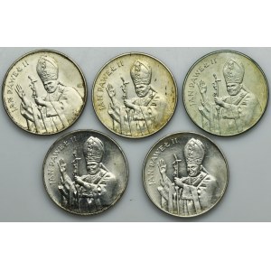Zestaw, 10.000 złotych 1987 Jan Paweł II (5 szt.)