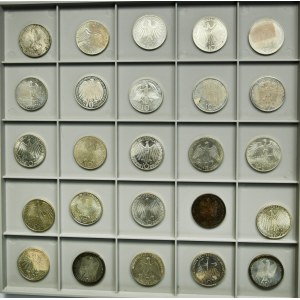 Set, Germany, FRG, 10 Mark (25 pcs.) - SILVER