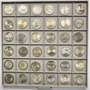 Lot, Germany, FRG, 10 Mark (36 pcs.) - SILVER