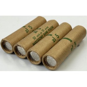Zestaw, Rulon bankowy (x3), 10 groszy 1980 (200 szt.)