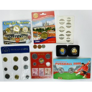 Set, USA, Czech Republic, Austria and Vatican (33 pcs.)