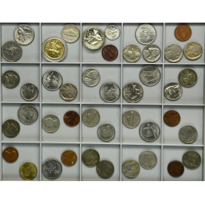 Set, USA, Vatican and Great Britain, Mixed coins (43 pcs.)