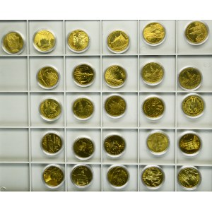 Zestaw, 2 złote GOLD NORDIC 2007-2011 (26 szt.)