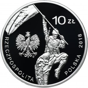 10 złotych 2018 100-lecie Czynu Zbrojnego Polonii Amerykanskiej 1917-1919
