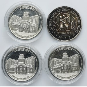Set, Germany, Bank Collector Issues and Token Jugenddorf Celle (4 pcs.)