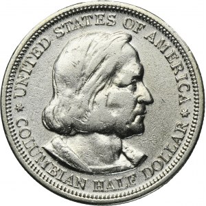 USA, 1/2 Dollar Philadelphia 1893 - World's Columbian Exposition Chicago