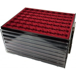 Set, Numismatic drawer (8 pcs.)
