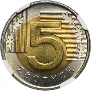 5 złotych 2008 - NGC MS66