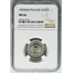 1 złoty 1993 - NGC MS66