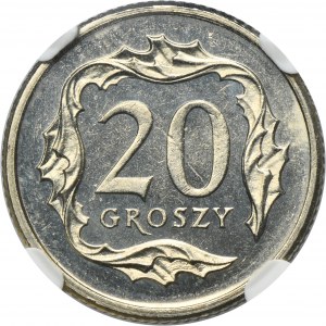 20 groszy 2002 - NGC MS65
