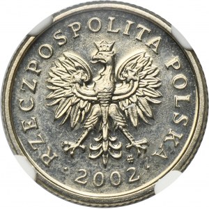 20 groszy 2002 - NGC MS65