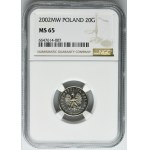 20 groszy 2002 - NGC MS65
