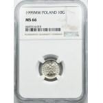 10 groszy 1999 - NGC MS66