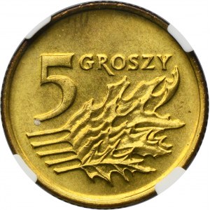 5 groszy 1993 - NGC MS66