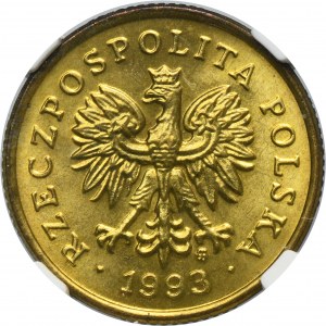 5 groszy 1993 - NGC MS66
