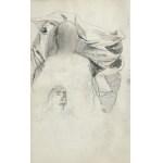 Stanislaw KACZOR BATOWSKI (1866-1945), Sketches of busts of a young woman and a young child