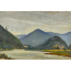 Irena WEISS - ANERI (1888-1981), Pejzaż z okolic Muszyny, 1922