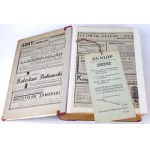 ADDRESS BOOK OF THE CITY OF LODZ AND THE WOJEWÓDZTWA ŁÓDZKIEGO Yearbook 1937-1939