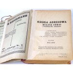 ADDRESS BOOK OF THE CITY OF LODZ AND THE WOJEWÓDZTWA ŁÓDZKIEGO Yearbook 1937-1939