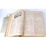 ADDRESS BOOK OF THE CITY OF LODZ AND THE WOJEWÓDZTWA ŁÓDZKIEGO Yearbook 1937-1939