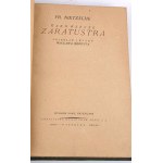 NIETZSCHE- TAKO RZECZE ZARATUSTRA