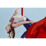 Ewa Krzywińska (ur. 1976, Wrocław), Red silk on the wind, 2024