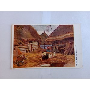 POSTCARD POLISH PAINTING CZAJKOWSKI ZAKAMAREK PRE-WAR 1913
