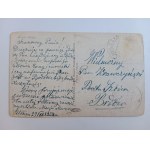 POSTCARD POLISH PAINTING KOSSAK SIEGE FORTRESS MERRY WAR 1934
