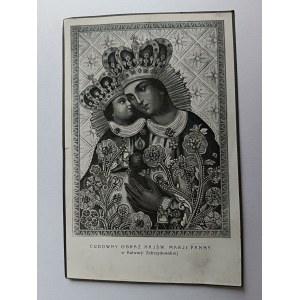 PICTURE CALVARY ZEBRZYDOWSKA, MIRACULOUS IMAGE OF THE HOLY MOTHER OF GOD