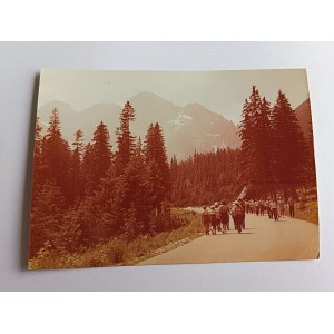 POSTCARD TATRA ROAD TO THE SEA EYE