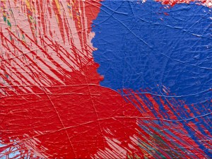 Robert Jaworski, Record red/blue VI, 2018