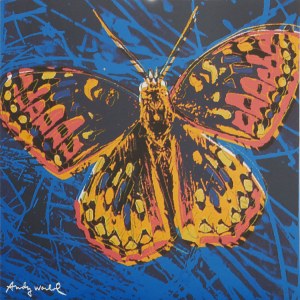 Andy Warhol (1928-1987), Farfalla (Pine Barrens Butterfly), dalla serie Endangered Species, 1983